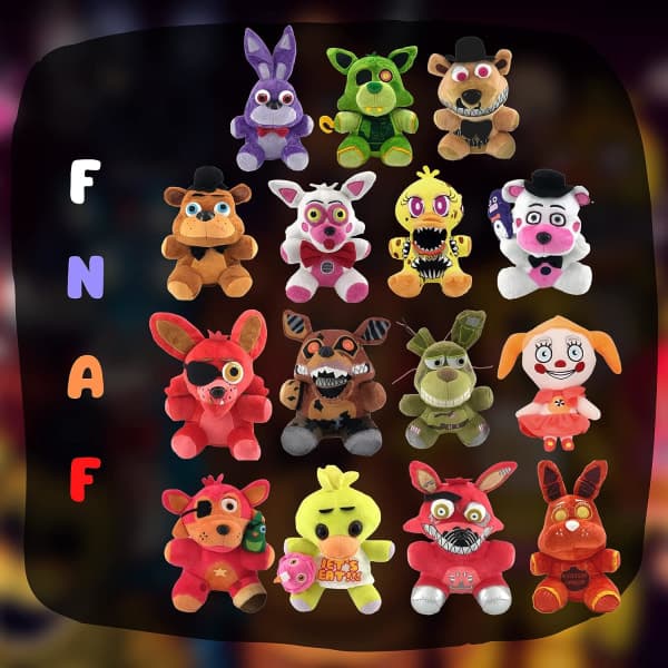 Five Nights at Plushies 18cm Springtrap Bonnie Plyschleksaker, Five