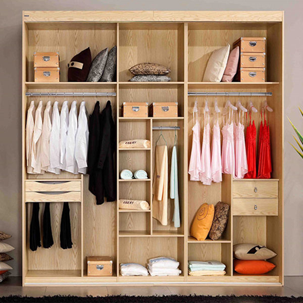 Utvidbar klesstang, klesskinne i rustfritt stål, spennstang, garderobeskinne for garderobe, dusj, balkong (66-122 cm)