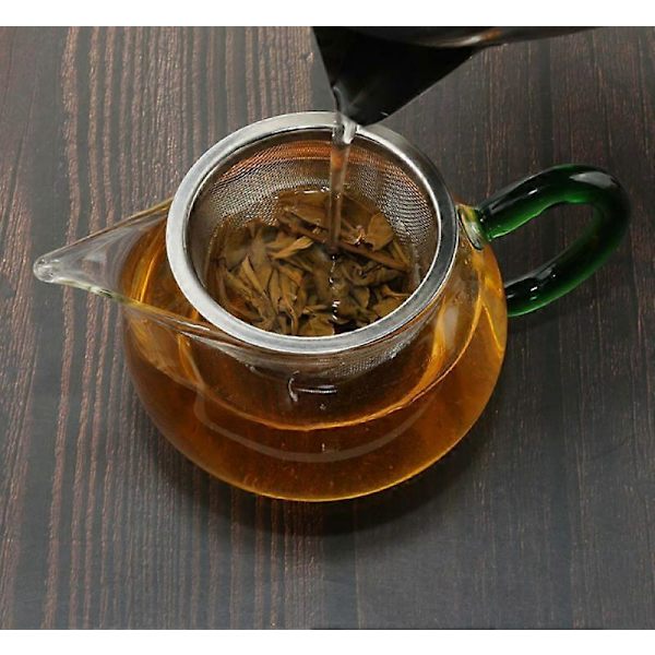 Tekande Infuser Filter: 2 Stykker Rustfrit Stål Erstatningsnet Tekande Afløbsnet Genanvendelig Løsblad Te Si - Te Infuser Filter Tekande