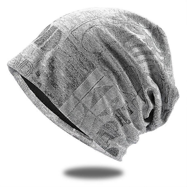 Bomulls Slapp Hatt Overhead Hatt for Både Menn og Kvinner Lett Oversize Stor Tynn Skull Cap Beanie Hatt Sports Caps