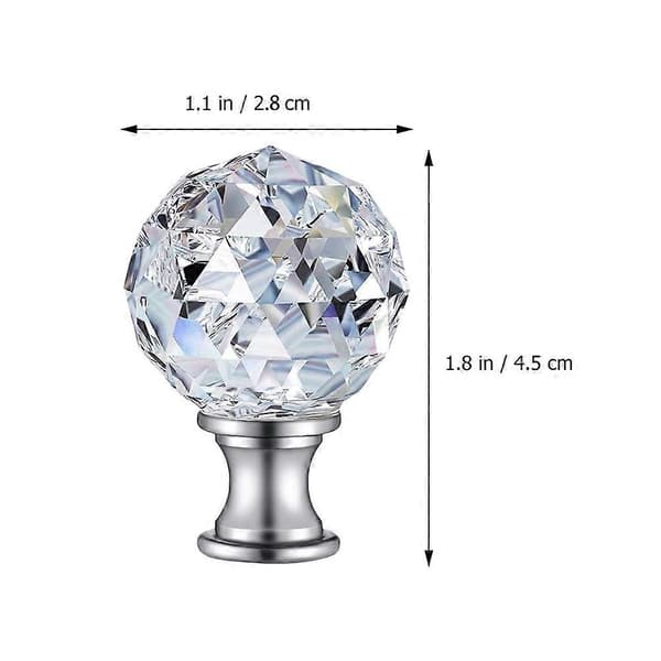 2 Pieces Lampshade Lamp Finials Decorative Knobs for Table Lamp Floor Lamp