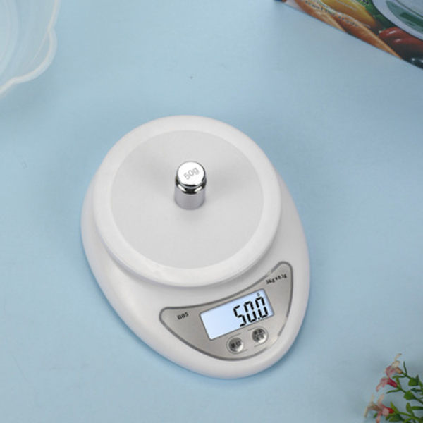 Matvåg, digital köksvåg vikt gram och oz för matlagning bakning, hög noggrannhet med tara & automatisk avstängning multifunktion