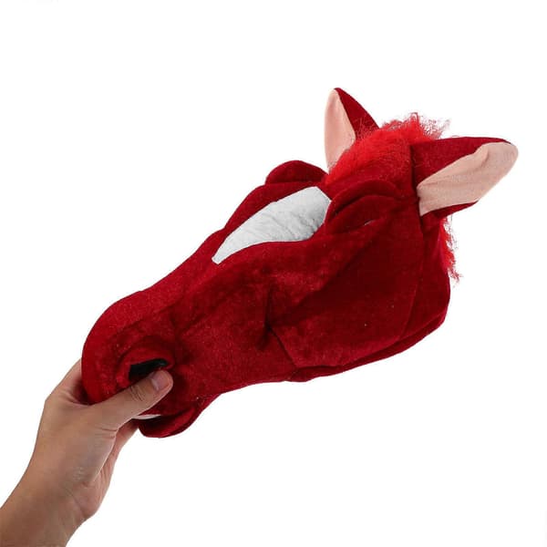Hestehodehatt 2 stk for festivalbruk Brun polyester hestemaskottilbehør