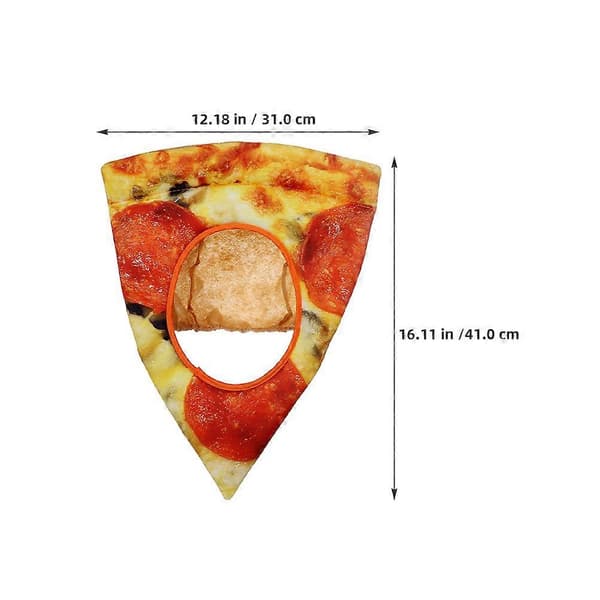 Cosplay Partyhatt Pizza Hodeplagg for Karnevalsfestival 10 stk