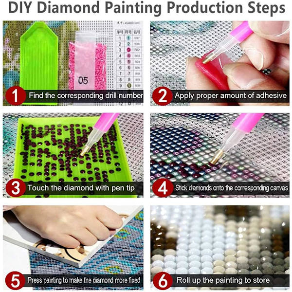 Diamantmålning för vuxna, 5D diamantmålning strand, full borr korsstygnsbroderi Dotz Kit Arts Craft, lämplig (11,8\"X15,7\")