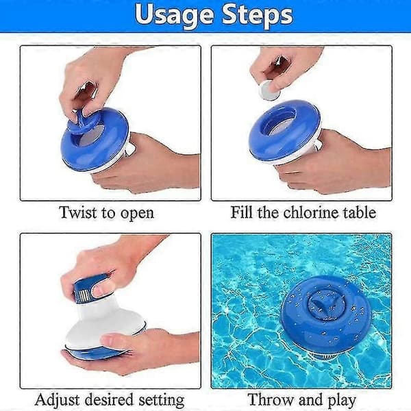 Pool Dosing Float, Pool Chlorine Floater For Chlorine Tablets Dispenser