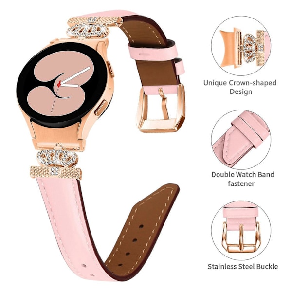 Typ C Kronstenarmband för Samsung Galaxy Watch 5/Watch4 44mm 40mm Armband Style C