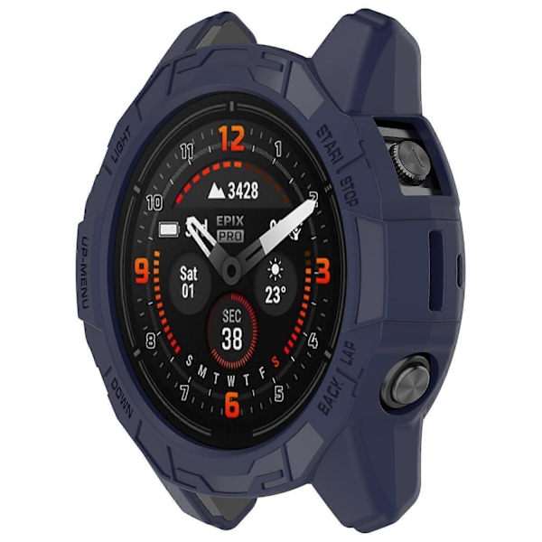 Skyddande ram av TPU för Garmin Quatix 7 Pro, antikollision, ihålig Style E