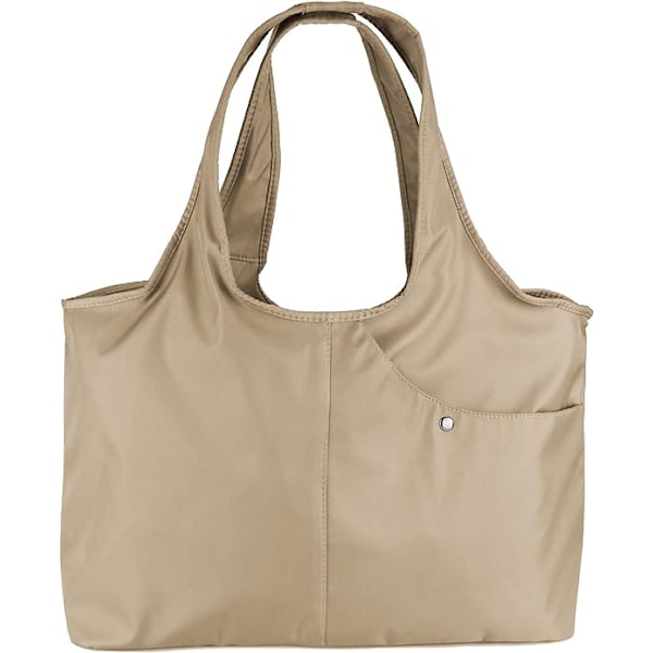 Kvinnors mode stor tote axelväska vattentät tote väska multifunktionell nylon resväska axel