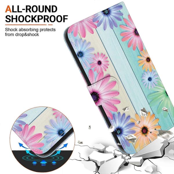 For iPhone 16 Plus Case Pattern Print Anti-Fall Leather Flip Wallet Phone Cover with Lanyard (Style O)