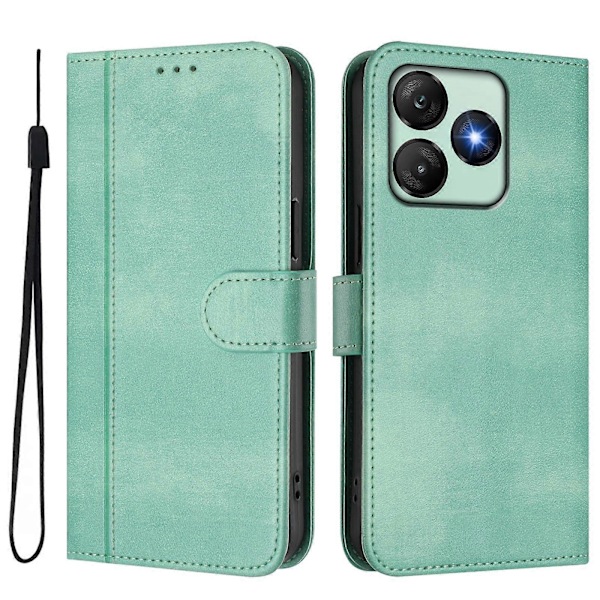 Linjeskarvspänne Retro Läder Telefonfodral For Wiko T20