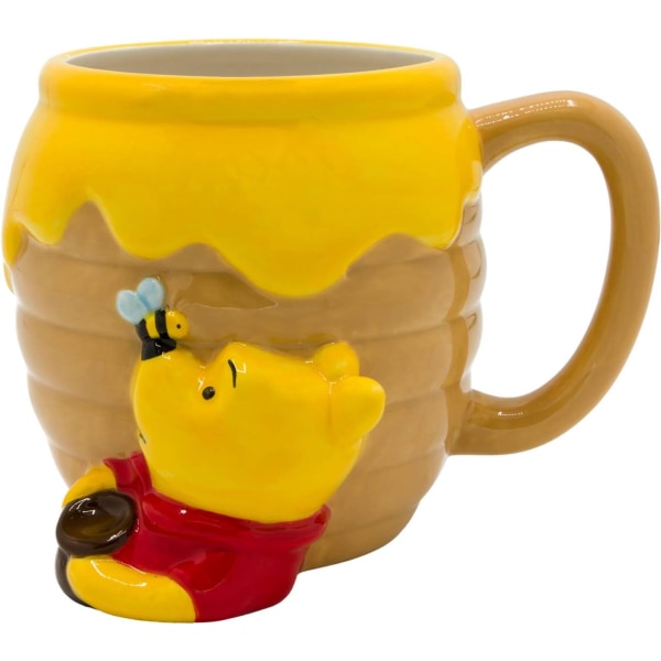 Winnie the Pooh Honning \"Hunny\" Pot Keramisk 3D Skulpturert Kaffe Krus, 23 Ounces