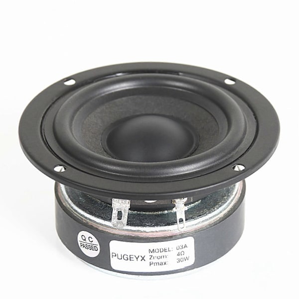 3 tums Full Range Högtalare Ljudhögtalare 4 ohm 30W HiFi Högtalare Stereo - Bashögtalare DIY Hem Amplif