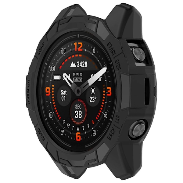 Skyddande ram av TPU för Garmin Quatix 7 Pro, antikollision, ihålig Style C