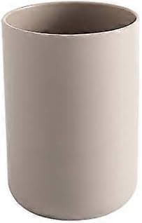 Plastmuggar 300ml Khaki Set om 2, Okrossbara Diskmaskinssäkra Badrumsmuggar