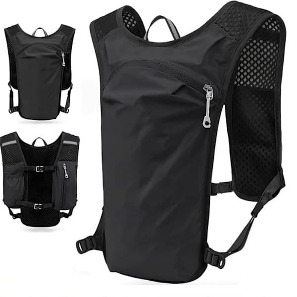 Hydration Backpack Hydration Belt Hydration Pack Running Vest for Outdoor Trail Marathon Hiking Black Black