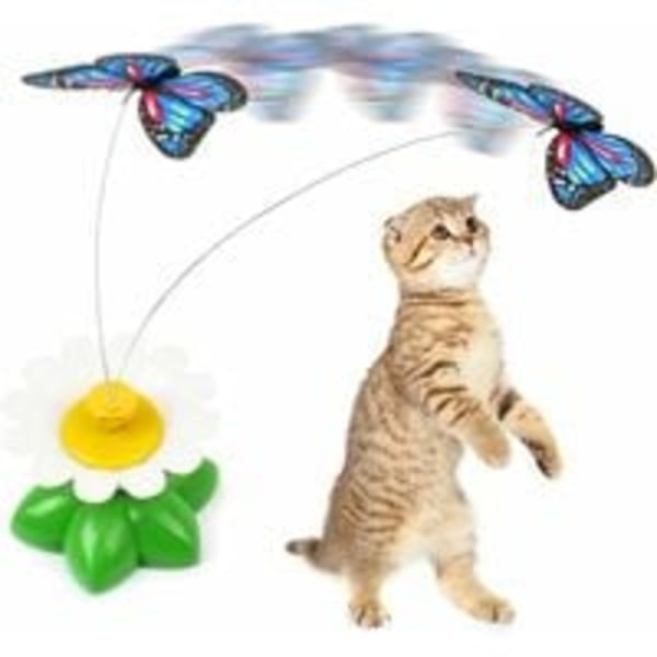 Cat Toy -Triumph Interactive Cat Toy - Fjäril - Rolig träning - Elektrisk - Roterande - Automatisk - Kattleksak