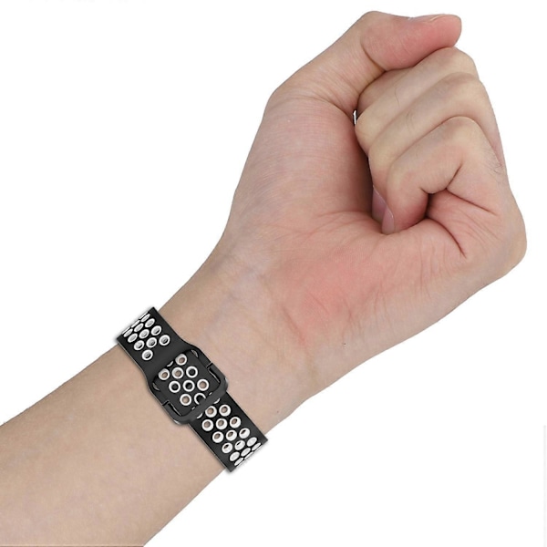 For Huawei Watch Fit 3 Silikon Klokkereim Tofarget Justerbar Klokkerem Style H