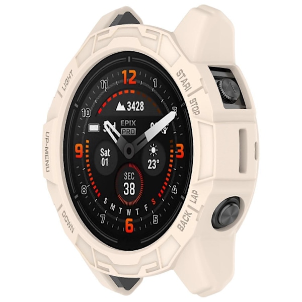 Skyddande ram av TPU för Garmin Quatix 7 Pro, antikollision, ihålig Style F