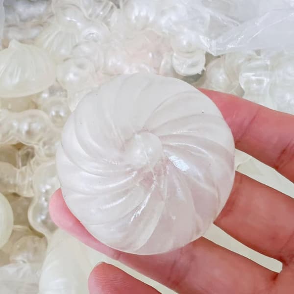 DIY Läpinäkyvä Soppdumpling Stressipallo Kannella, Sopii Lapsille ja Aikuisille 5 0.12
