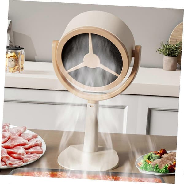 Mini emhætte USB-drevet bordplade køkkenudsugningsventilator til hot pot BBQ røgfjernelse