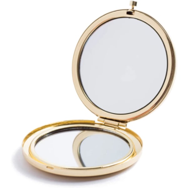 Magnifying Compact Mirror for Purses ,Folding Mini Pocket Double Sided Travel Makeup Mirror,Perfect for Purse