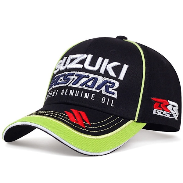 MONSTER ENERGY Monster Energy Broderad Förarkeps Svart Suzuki Black