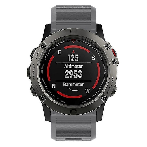 Type D KALEBO LKLB-HWGJ-001 til Garmin Fenix 6X/Fenix 7X/Instinct 2X Smart Watch Band QuickFit Style G