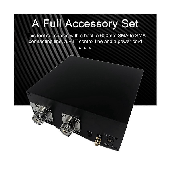 160MHz 100W Aluminium Bærbar SDR Transceivere Radio Switch Antenne Sharer Praktisk Signaludstyr