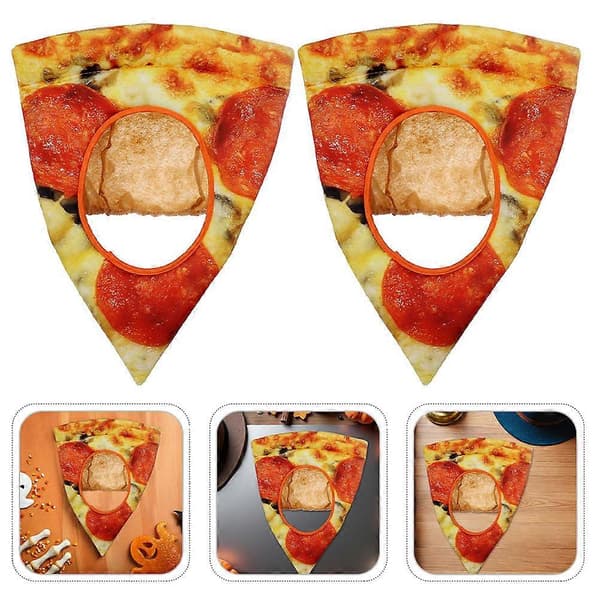 Cosplay Partyhatt Pizza Hodeplagg for Karnevalsfestival 10 stk