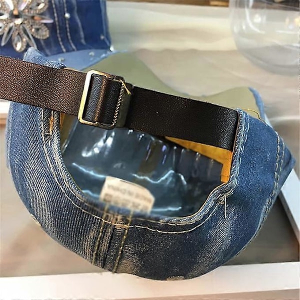 Tjock Hatt Kvinnor Vår och Sommar Blomma Cowboyhatt Vild Baseboll Solhatt Toppluva Män