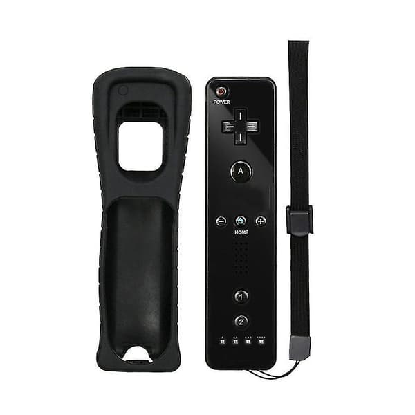 Wii Game Remote Built-in Motion Plus Joystick Joypad for Nintendo 1 PC 1 PC Black