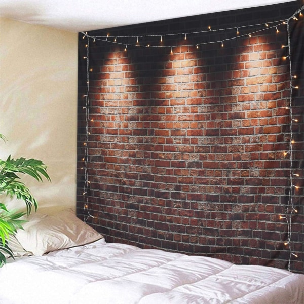 Tegeltapet för sovrum Estetisk väggtapet Indie rumsdekor för vardagsrumshem B59 x L51