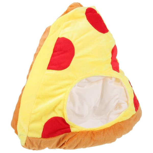 Mardi Gras Pizza Hat Plys Kostumehat til Karneval 2 Stk Sæt