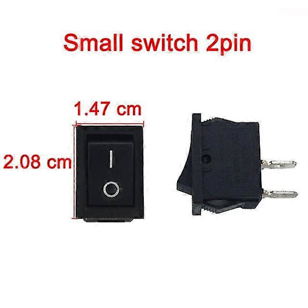 Elektriske biler for barn elektrisk bilbryter lekebil elektrisk motorsykkelbryter fjernkontroll bilbryter motorsykkel tilbehør - På lager Small switch 2pin