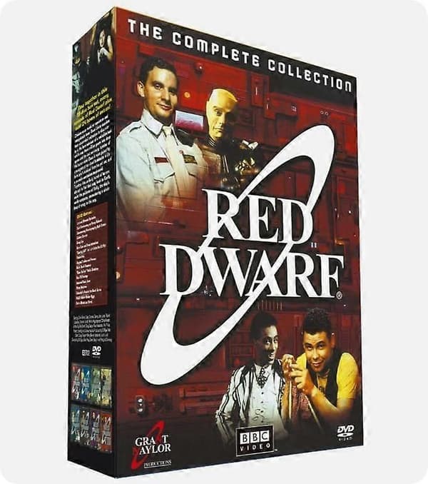 Red Dwarf Den Komplette Serie 1-8 Samling (DVD, 18-Disc) engelsk version