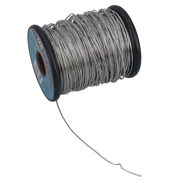 Låsetråd i rustfrit stål, sikkerhedstråd, 0,8 mm, ca. 125 meter