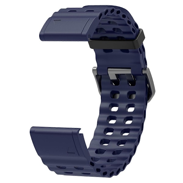 26 mm silikonerem til Garmin Fenix 8 51 mm/Enduro 3/Instinct 2X urrem med flere huller Style G