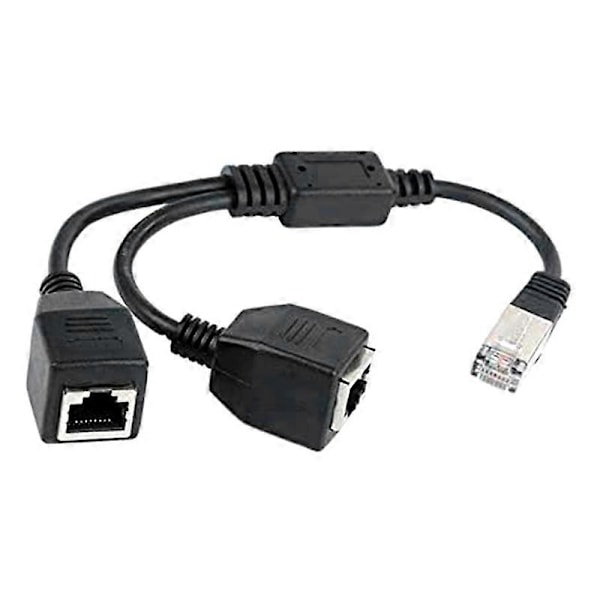 RJ45 1 uros - 2 naaras Ethernet-jakokaapeli Super Cat5, Cat6, Cat7 LAN Ethernet-verkolle Ext