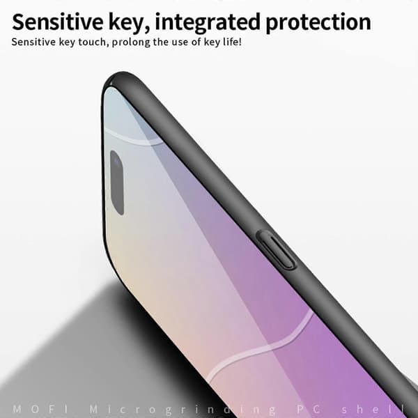 Compatible with iPhone 17 Pro Mobile Case MOFI Shield Matte Series Ultra Slim PC Protective Case (Rose Gold)