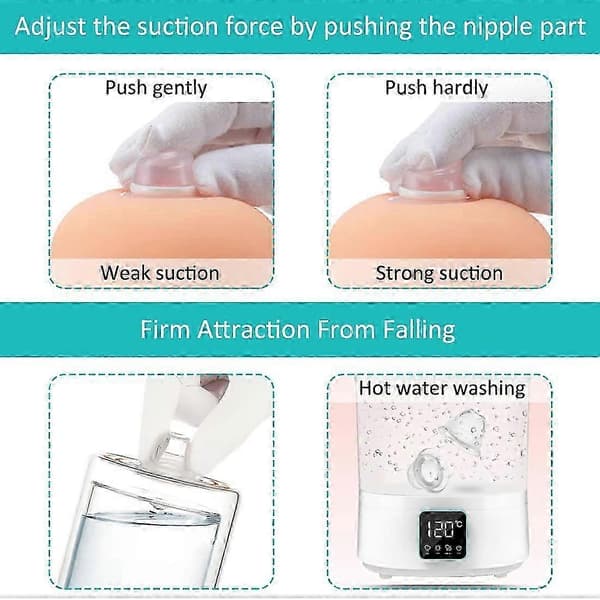 Nipple Shields, Nipple Correctors for Inverted, Flat, and Shy Nipples, Nipple Shield, Nipple Suction Cups