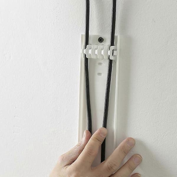 TV Power Cables Cable Hider Wall Floor Cord Channel Protector Hide Wall Mount