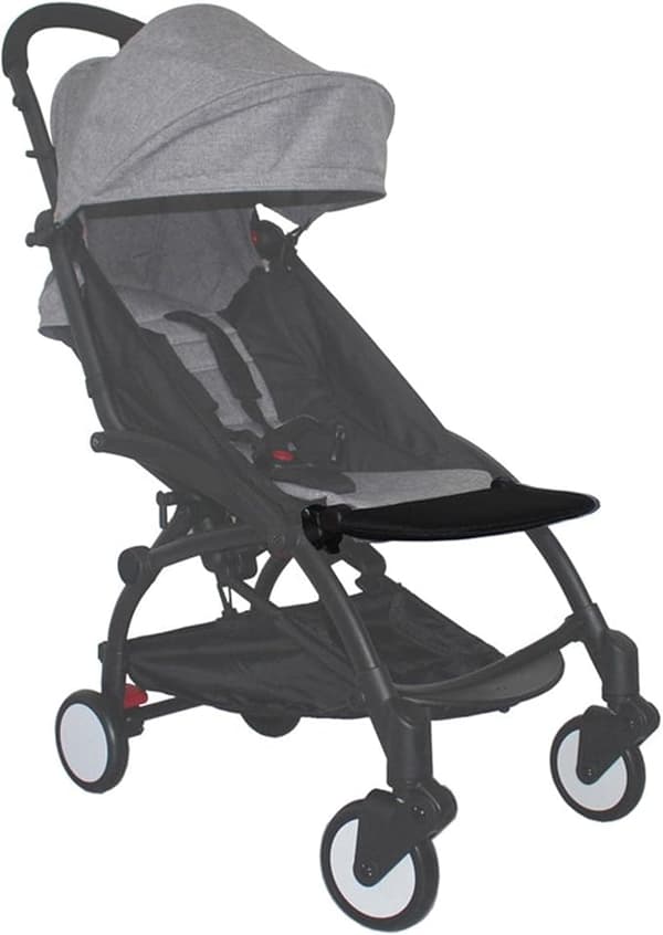 Universal Stroller Footrest - Adjustable Leg Extender Extended