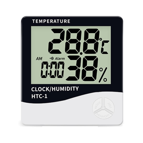 Høy presisjon elektronisk termometer digital display mini temperatur alarmklokke termometer-Htc-1 standard