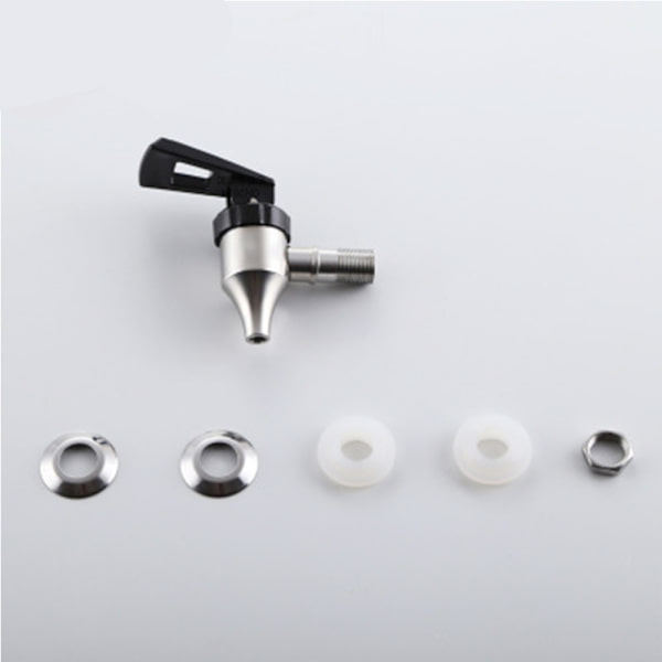 Ersättningsspets för öldispenser, rostfri tapp i rostfritt stål, enkel installation, utmärkt kontinuerligt flöde (16 mm)