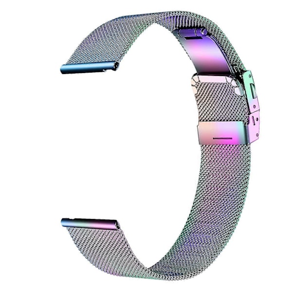 Type B Åndbar Milanese Urrem i Rustfrit Stål 20mm til Garmin vivoactive 5/GarminActive 5 Style B