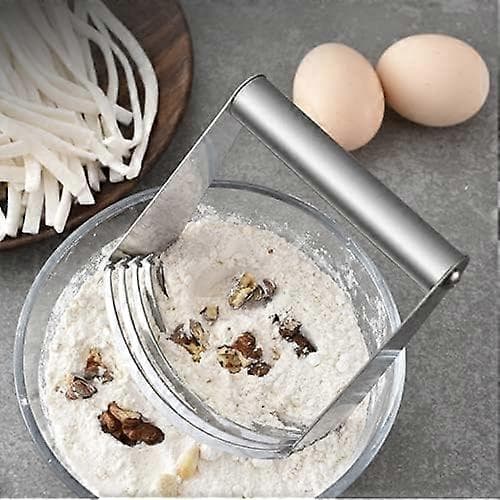 Dejsnitter og Dejblander med Knive i Rustfrit Stål, Ergonomisk Greb, Fembladet Design