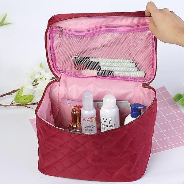Makeuptaske (sort), makeuptaske, stor taske d style2