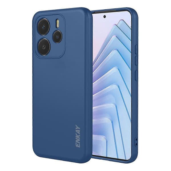 ENKAY Liquid Silicone Soft Shockproof Phone Case (For Redmi Note 14 4G 163mm Global)