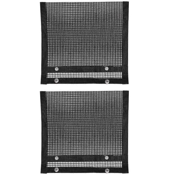 2PCS Non Stick Grill Mesh Bag Temp Resistant BBQ Accessories for Even Cooking